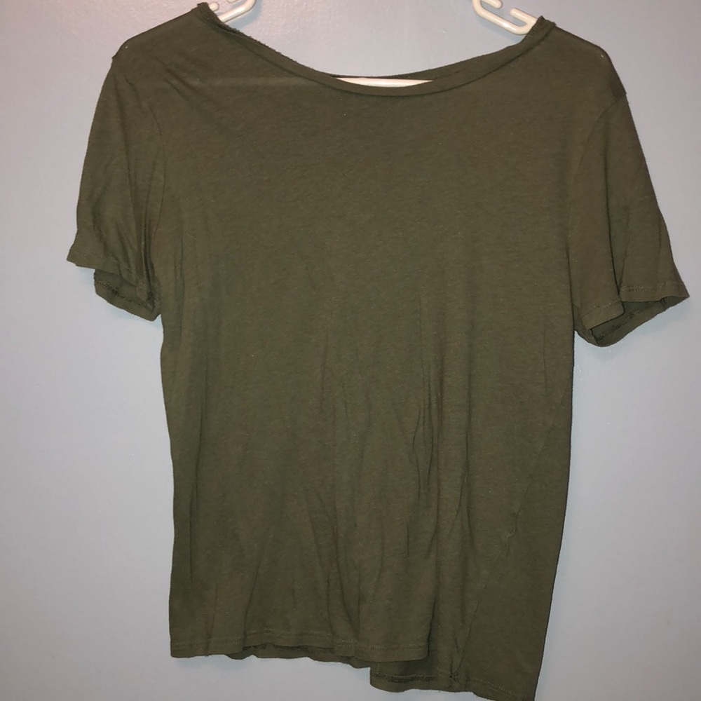 Army green t-shirt!
